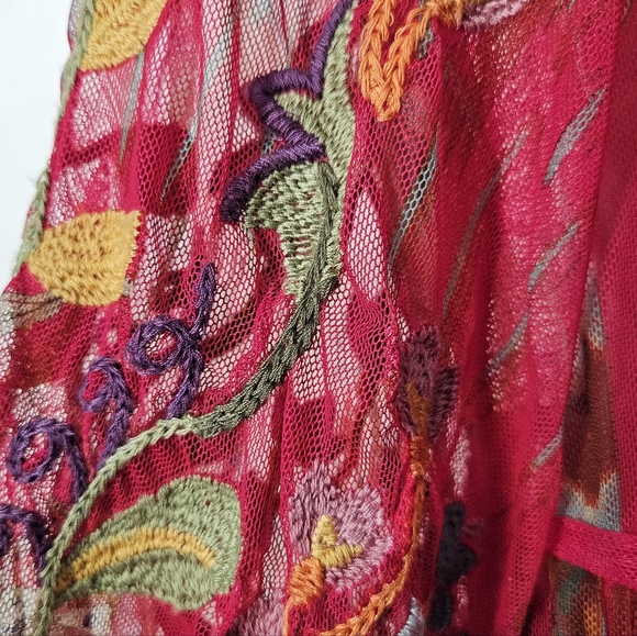 Johnny Was NWT Peasant Ruffle Blouse - Picture 9 of 11